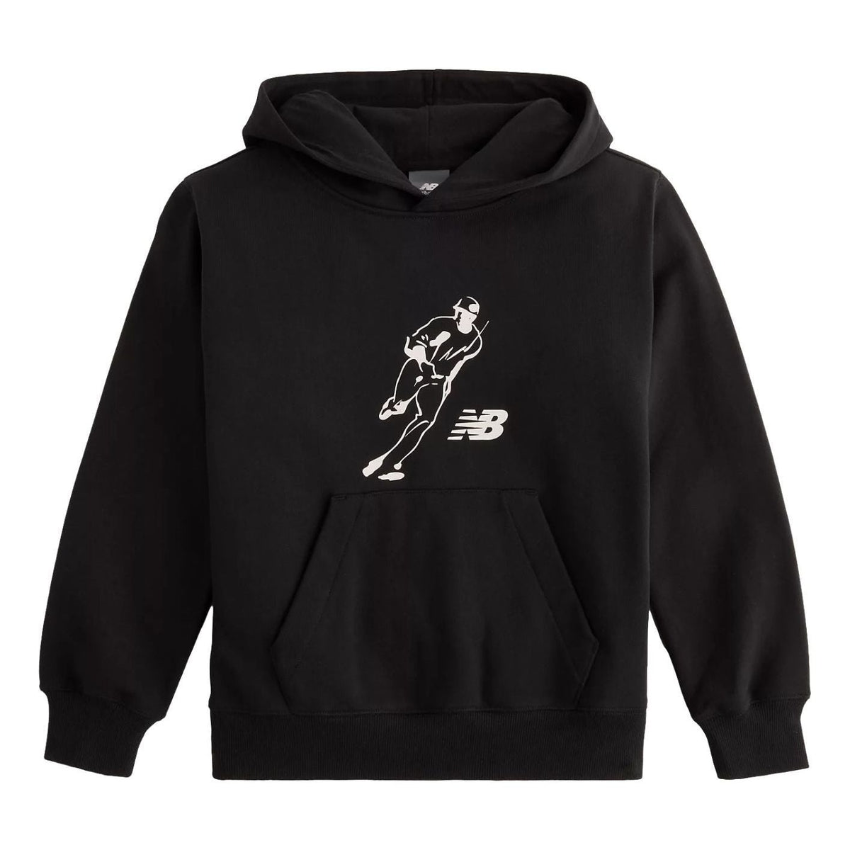 (GS) New Balance x Shohei Ohtani Logo Hoodie Asia Sizing 'Caviar' YT61F9RXBK
